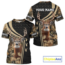 Load image into Gallery viewer, Custom Camo Forest 3D Animal Deer Hunting Shirt Best Hunting Clothes For Season NHT98