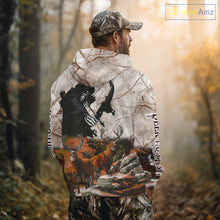 Load image into Gallery viewer, Orange Bowhunting Deer Camouflage Personalized Hunting Bow Grim Reaper Shirt NHT18