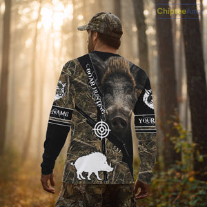 Wild Boar Hunting Shirt Best Design For Hunting Season Beautiful Hunting Clothes For Hunters NHT112