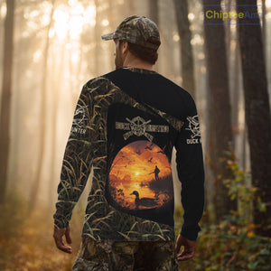 Personalized Duck Hunting 3D All Over Printed Camo with Custom Name Outdoor Gift for Hunters NHT117