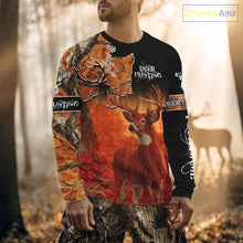 Load image into Gallery viewer, Best Custom Deer Hunting Shirt 3D All Over Print Autumn Forest Big Buck Personalized Gifts NHT35