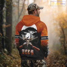 Load image into Gallery viewer, Season Personalized Deer Hunting Shirt 3D Full Moon Deer Skull All Over Print Hunting Gifts NHT36
