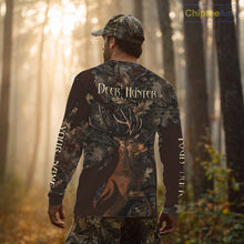 Load image into Gallery viewer, Personalized Red Deer Hunting Camo Full Printing Shirts Deer Hunting Gift for Hunters NHT144