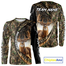 Load image into Gallery viewer, Beautiful Deer Hunting Shirt Forest Camo 3D Print Custom Name Team Name For Deer Hunters NHT56