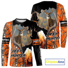 Load image into Gallery viewer, Beautiful Custom Camo Whitetail Deer Hunting Shirt With Full All-Over 3D For Deer Hunters NHT72