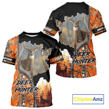 Load image into Gallery viewer, Beautiful Custom Camo Whitetail Deer Hunting Shirt With Full All-Over 3D For Deer Hunters NHT72