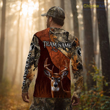 Load image into Gallery viewer, Deer Hunting Camouflage Shirt With Custom Name, Custom Team Name, Hunting Gifts  NHT19