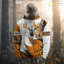 Load image into Gallery viewer, Custom Deer Skull Hunting Shirt 3D All Over Print Camo &amp; Personalized Name, Gilfs for Hunter NHT31