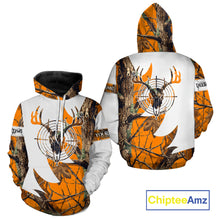 Load image into Gallery viewer, Custom Deer Skull Hunting Shirt 3D All Over Print Camo &amp; Personalized Name, Gilfs for Hunter NHT31