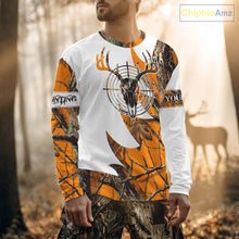 Load image into Gallery viewer, Custom Deer Skull Hunting Shirt 3D All Over Print Camo &amp; Personalized Name, Gilfs for Hunter NHT31