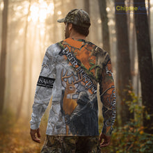 Load image into Gallery viewer, Deer Hunting 3D Shirt All-Over Print Orange White Tree Camo Deer Buck Grim Reaper For Hunters NHT23