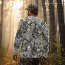 Load image into Gallery viewer, Beautiful Deer Hunting Shirt Pattern Deer Camo Custom Name 3D All Over Printed Hunting Gift NHT88