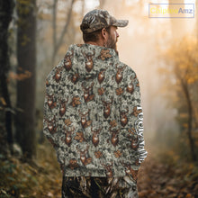 Load image into Gallery viewer, Beautiful Deer Hunting Shirt Pattern Deer Camo Custom Name 3D All Over Printed Hunting Gift NHT89