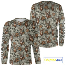 Load image into Gallery viewer, Beautiful Deer Hunting Shirt Pattern Deer Camo Custom Name 3D All Over Printed Hunting Gift NHT89