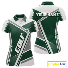 Load image into Gallery viewer, Green Womens Golf Polo Shirt Custom Golf Shirts For Team Personalized Golf Gifts NHT721