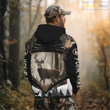 Load image into Gallery viewer, Best Deer Hunting Shirt 3D Custom Name Hoodie, Hunting Sweatshirt for Men NHT349