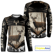 Load image into Gallery viewer, Best Deer Hunting Shirt 3D Custom Name Hoodie, Hunting Sweatshirt for Men NHT349
