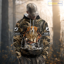 Load image into Gallery viewer, Custom Rabbit Hunting with Beagle Dog 3D Prints Camouflage Shirts, Rabbit Hunting Gifts NHT365