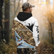 Load image into Gallery viewer, Mallard Duck Hunting Shirts, Best Hoodie Hunting Gifts, Duck Hunting Camo Shirts NHT375