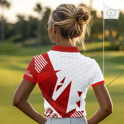 Personalized Golf Shirt For Mom – Custom Name & Team Name Polo, Mother’s Day Gift For Golfer NHT670