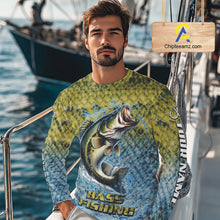 Load image into Gallery viewer, Largemouth Bass Fishing Shirts Long Sleeve, Beautiful Bass Fishing Shirts For Men NHT403