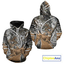 Load image into Gallery viewer, Whitetail Deer Hunting Big Game Shirt 3D All Over Print, Snow Winter Camo, Gift For Hunters NHT173