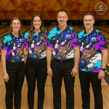 Load image into Gallery viewer, Custom Cute Otter Bowling Jersey For Women, Bowling Uniform Bowling Team Shirts NHT1173