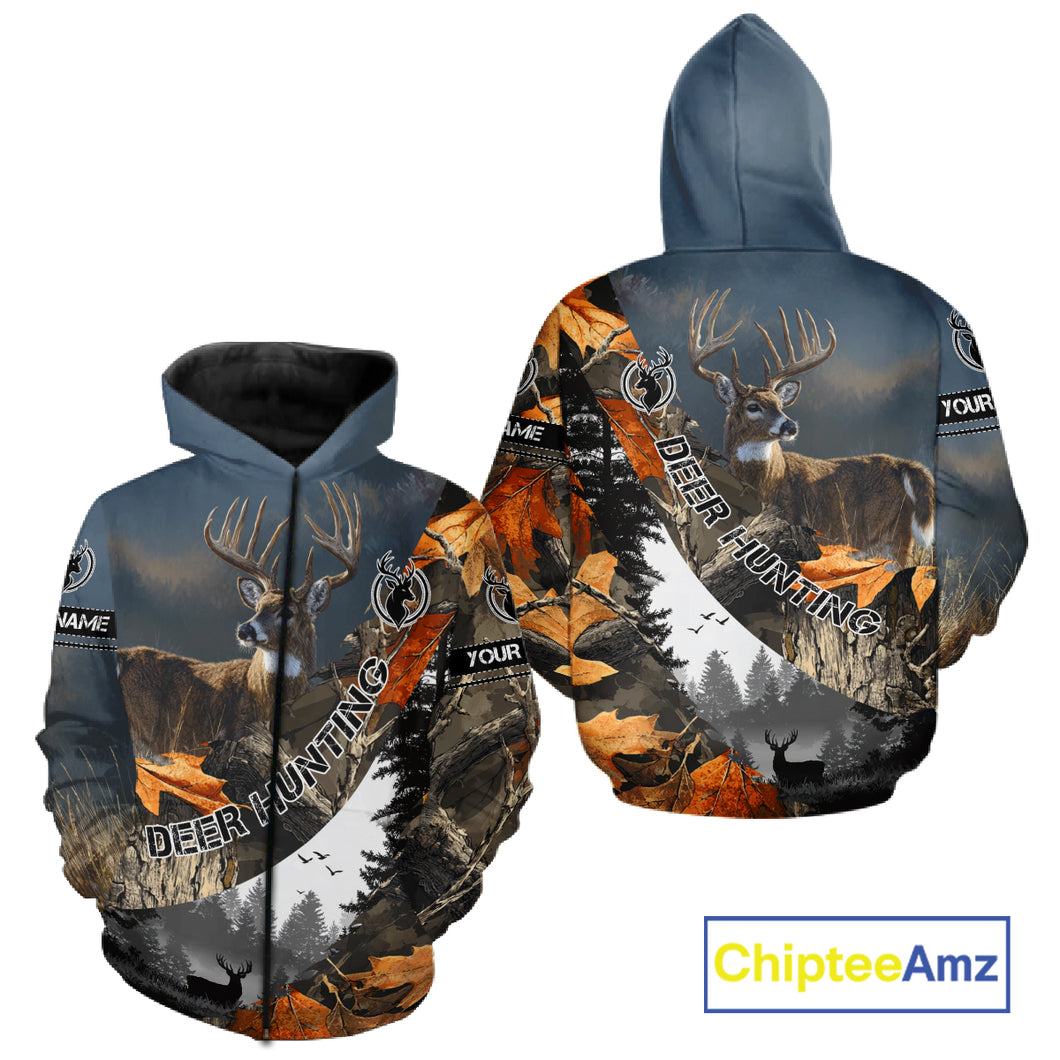 Deer Hunting Camo Custom 3D All Over Print Shirt, Personalized Gift NHT297