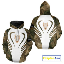 Load image into Gallery viewer, Best Wild Boar Hunting Shirt Camo Custom Name Skull Boar Hunting Clothes For Hunters NHT169