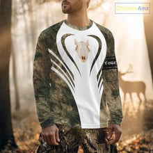 Load image into Gallery viewer, Best Wild Boar Hunting Shirt Camo Custom Name Skull Boar Hunting Clothes For Hunters NHT169