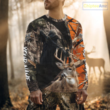 Load image into Gallery viewer, Deer Hunting Grim Reaper Camo Orange 3D All Over Printed Shirt, Personalized Hunting Shirt NHT269