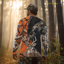 Load image into Gallery viewer, Deer Hunting Grim Reaper Camo Orange 3D All Over Printed Shirt, Personalized Hunting Shirt NHT269