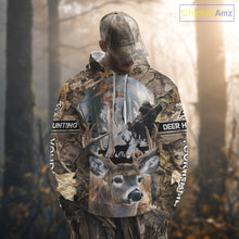 Load image into Gallery viewer, Deer Hunting Grim Reaper Camo Forest 3D All Over Printed Shirt, Personalized Hunting Shirt NHT273