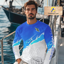 Load image into Gallery viewer, Tuna Fishing Custom Fishing Shirts Long Sleeve For Men, Tuna Saltwater Fishing Shirt NHT645