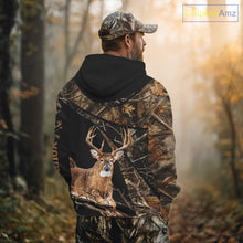 Load image into Gallery viewer, Whitetail Deer Hunting Fall Camo Shirts for Men, Best Gift Ideas for Hunter NBT200