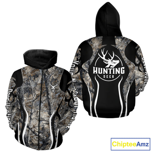 Custom Camouflage Deer Hunting 3D All Over Printed Shirts for Men, Hunting Gifts NBT203