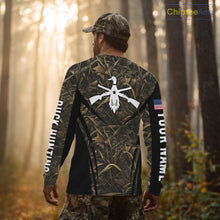 Load image into Gallery viewer, Best Duck Hunting Camouflage with US Flag Detail 3D Printed Shirts, Duck Hunting Gifts NBT205