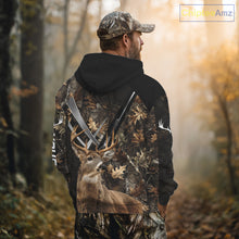 Load image into Gallery viewer, Whitetail Deer Hunting 3D All Over Printed Hoodie, Sweatshirt Hunting for Men NBT315
