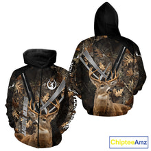 Load image into Gallery viewer, Whitetail Deer Hunting 3D All Over Printed Hoodie, Sweatshirt Hunting for Men NBT315