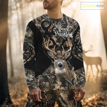 Load image into Gallery viewer, Personalized Deer Hunting 3D All Over Printed Hoodie Forest Camo, Hunting Gift NBT331