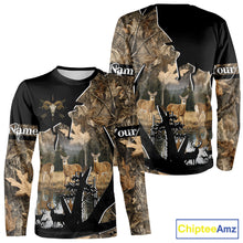 Load image into Gallery viewer, Custom Whitetail Deer 3D All Over Print Shirts, Gift for Men, Hunting Hoodie Long Sleeves NBT336