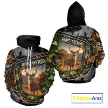Load image into Gallery viewer, Deer Hunting Custom Name Camo Shirts - Personalized Hunting Clothes for Deer Hunting Season NBT38