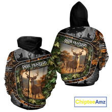 Load image into Gallery viewer, Deer Hunting Custom Name Camo Shirts - Personalized Hunting Clothes for Deer Hunting Season NBT38