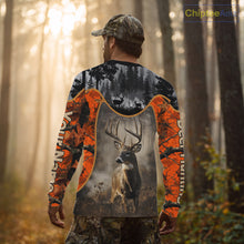 Load image into Gallery viewer, Custom 3D Deer Hunting Orange Camouflage Shirts for Men, Best Hunting Gifts for Hunters NBT231