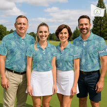Load image into Gallery viewer, Funny Pineapple Tropical Palm Tree Mens Golf Polo Shirts Custom Golf Shirts For Men NBT511