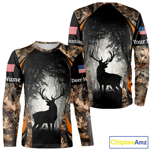 Deer Hunting Fall Forest Camo 3D All Over Printed Shirts, Deer Hunting Season NBT233