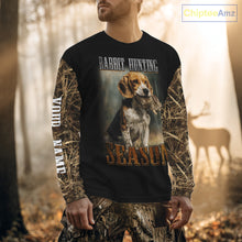 Load image into Gallery viewer, Rabbit Hunting Camouflage 3D Printing Custom Name Shirt, Rabbit Hunting Season NBT147