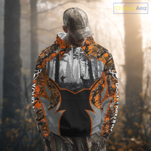 Load image into Gallery viewer, Whitetail Deer Hunting Orange Camouflage Full All-Over 3D for Men, Deer Hunting Gifts NBT242