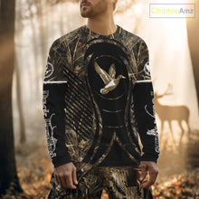 Load image into Gallery viewer, Duck Hunting Camouflage 3D Printed Custom Name Shirts for Hunter, Duck Hunting Gifts NBT179
