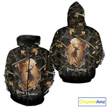 Load image into Gallery viewer, Personalized Whitetail Deer Hunting Camo 3D Print Custom Name Shirts, Hunting Gifts NBT85